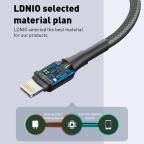 Data kabl LDNIO LS851 25W Fast micro USB sivi 1m slika 6