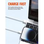 Data kabl LDNIO LS892 25W Fast iPhone lightning beli 2m slika 7