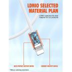Data kabl LDNIO LS892 25W Fast Type C beli 2m slika 4
