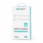 Data kabl Pluginn fast PD 60W Type C na Type C beli 2m cena 2000 din slika