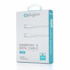 Data Kabl Pluginn PI-PD 30W Type C na Type C beli 1m slika 1