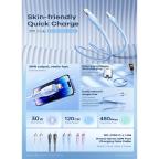 Data kabl REMAX Bintrai RC-C150 Fast Charging 30W Type C na iPhone lightning 1.2m plavi slika 3