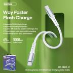 Data kabl REMAX Chaining Series II PD 65W Fast Charging RC-198 Type C na Type C beli slika 2