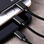 Data kabl REMAX Gition RC-131 3u1 za iPhone Lightning/Micro USB/Type C crni 1m slika 4