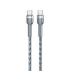 Data kabl REMAX Fast charging 100W PD RC-172 Type C na Type C srebrni 1m cena 1500 din slika