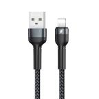 Data kabl REMAX RC-124i  2.4A iPhone lightning crni cena 1000 din slika