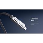 Data kabl REMAX RC-C189 PD 65W, QC 3.0 USB Lightning 27W, 2u1 crni 1m slika 4