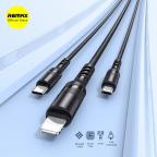 Data kabl REMAX Speed Series RC-186 3u1 crni slika 2