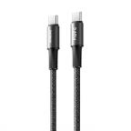 Data kabl REMAX Velocity CB25 Fast charging 240W Type C na Type C 240W 1.2m crni slika 1