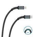 Data kabl Teracell Evolution PD Type C na iPhone 11/12/13 lightniing crni 1m slika 2