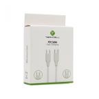 Data kabl Teracell Plus 45W PD Type C na Type C beli 1m cena 1000 din slika