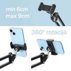 Desktop drzac za mobilni telefon J4 crni slika 2