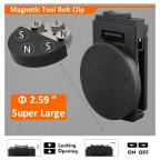 Drzac za alat S10 43mm magnetic lock crni slika 6