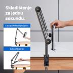 Desktop drzac za tablet crni slika 4
