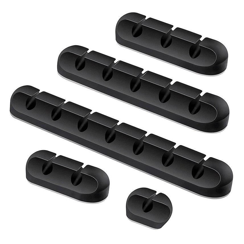 Drzac kablova EL set 5u1 crni cena 2500 din slika