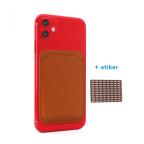 Drzac za kartice Leather Wallet svetlo braon slika 2