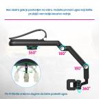 Drzac za mobilni telefon za auto-suncobran slika 4