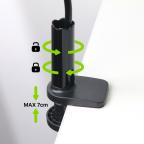 Fleksibilni desktop drzac za web kameru tip1 crni slika 3