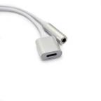 Iphone lightning adapter za slusalice i punjenje srebrni slika 2