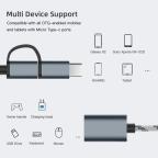 Kabl OTG type C micro USB na USB Z 3.0 JWD crni slika 2