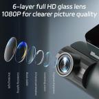 Kamera za Auto DashCam WDR BlackBox JWD 1080P crna slika 7