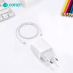 Kucni punjac Coteci CS5193 20W sa PD na lightning kablom beli slika 4