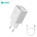 Kucni punjac Coteci iH-141 45W GaN sa PD na Type C kablom beli cena 5000 din slika