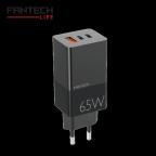Kucni punjac Fantech CWG301 2xPD + QC 65W crni cena 6000 din slika