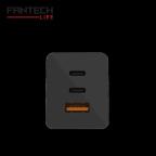 Kucni punjac Fantech CWG301 2xPD + QC 65W crni slika 2