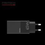 Kucni punjac Fantech CWG301 2xPD + QC 65W crni slika 3