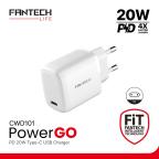 Kucni punjac Fantech PowerGO CWD101 PD 20W beli cena 4000 din slika