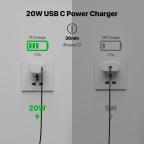 Kucni punjac Fantech PowerGO CWD101 PD 20W beli slika 9