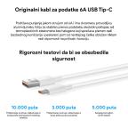 Kucni punjac Honor Super Charge 66W sa type-c kablom beli 1m/6A slika 5