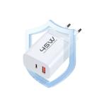 Kucni punjac KONFULON C100Q PD 45W, QC 20W beli cena 4000 din slika