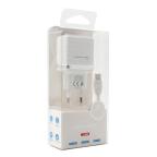 Kucni punjac KONFULON C32Q QC 3.0, 18W, sa Type C kablom beli slika 5