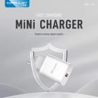 Kucni punjac KONFULON C87Q, sa micro USB kablom beli slika 3