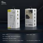 Kucni punjac KONFULON JK72, 2xUSB, 2.4A,12W, sa micro USB kablom beli slika 3