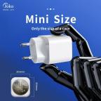 Kucni punjac KONFULON JK75, GaN, QC3.0 18W, PD 20W beli slika 3