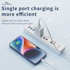 Kucni punjac KONFULON JK77 2.4A sa micro USB kablom beli 1m slika 5