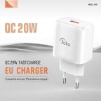 Kucni punjac KONFULON JK90 + DC65 PD20W sa kablom USB na Type C beli slika 2