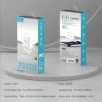 Kucni punjac KONFULON JK91+DC66 PD20W sa PD kablom Type C na iPhone lightning beli slika 3