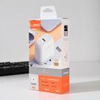 Kucni punjac LDNIO A1209C PD, 20W sa Type C na Type C kablom beli slika 6