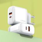 Kucni punjac LDNIO A2526C PD, QC4+, QC3.0, PPS 45W Type C na Type C slika 2