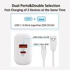 Kucni punjac LDNIO A2526C PD, QC4+, QC3.0, PPS 45W USB na Lightning slika 3