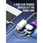 Kucni punjac LDNIO A4610C, QC4+, PD3.0, PPS, 65W beli slika 5