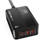Kucni punjac LDNIO A4808Q, QC4+, PD3.0, LED 70W crni cena 6000 din slika