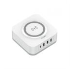 Kucni punjac LDNIO AW004 32W Desktop Wireless Quick Charge 3.0 + PD 30W beli slika 10