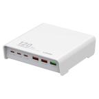 Kucni punjac LDNIO Q605, QC4+, PD3.0, SCP, PPS, VOOC, 120W total power beli cena 8000 din slika