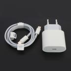 Kucni punjac PD Fast charger 20W 3A za iPhone 11/12 sa PD lightning kablom HQ CE beli slika 2