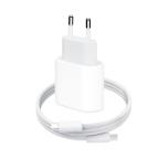 Kucni punjac PD Fast charger 35W za iPhone 15-16 sa PD Type C kablom CE beli slika 2